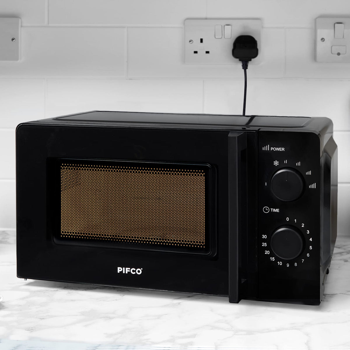 Pifco 20 Litre Microwave 700w - Black