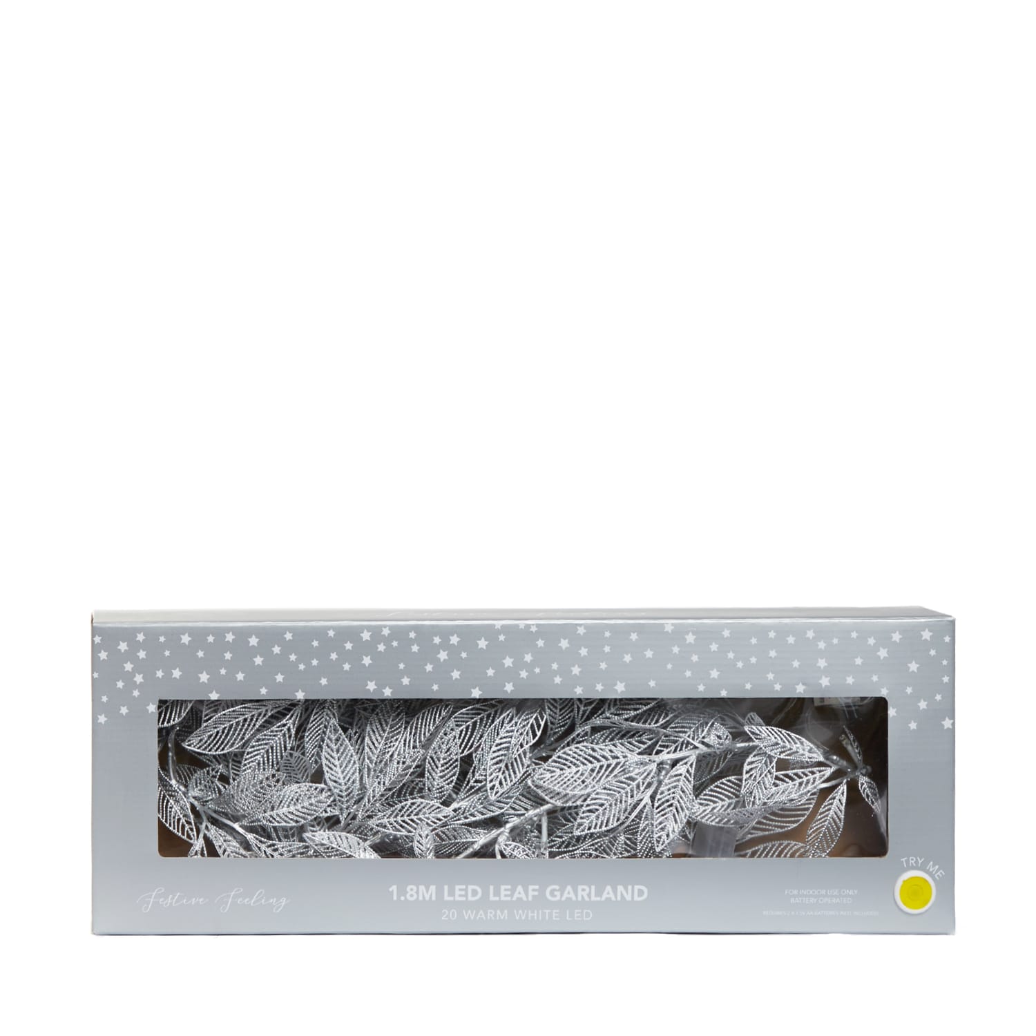 Festive Feeling 1.8m LED Leaf Garland