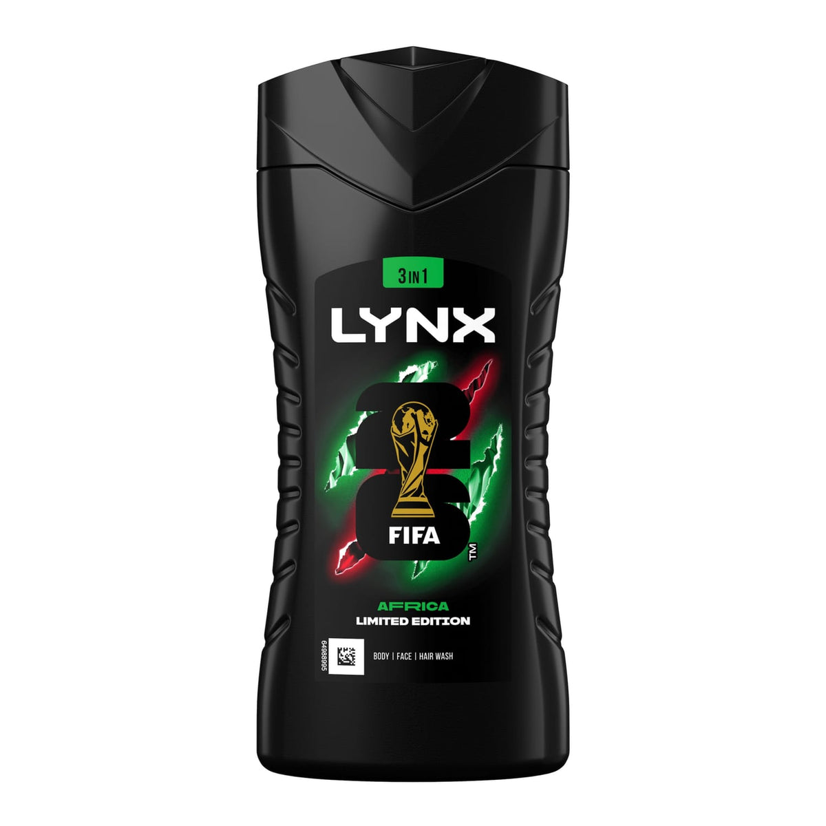 Lynx Limited Edition Fifa Africa 3-in-1 Bodywash 225mll
