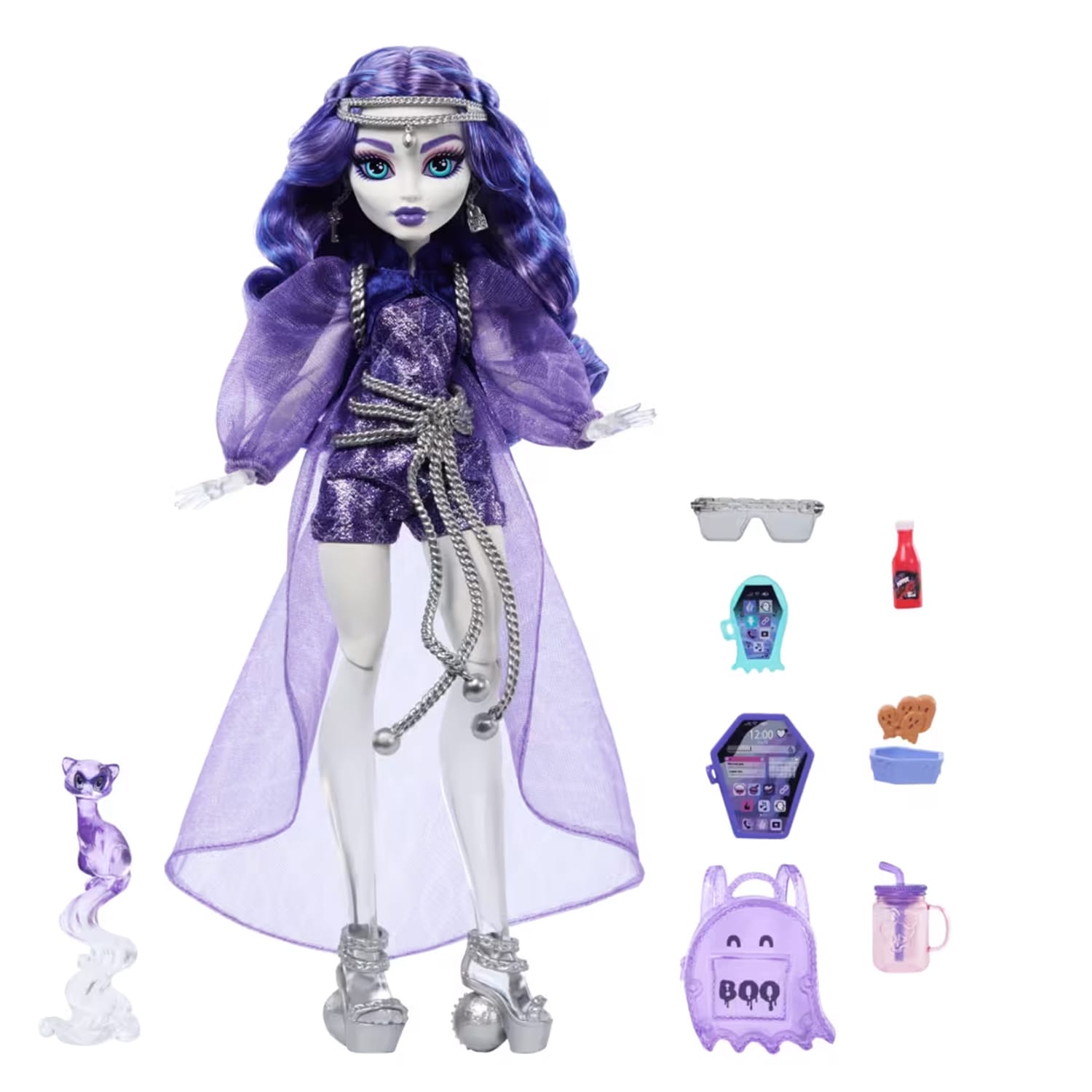 Monster High Doll with Pet & Accessories - Spectra Vondergeist, product image 4