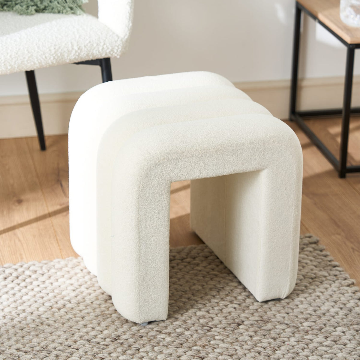 Home collections U-Shaped Foot Stool, product image 2