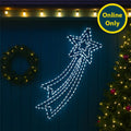 Prestige Mains Operated LED Rope Shooting Star Light - Cool White