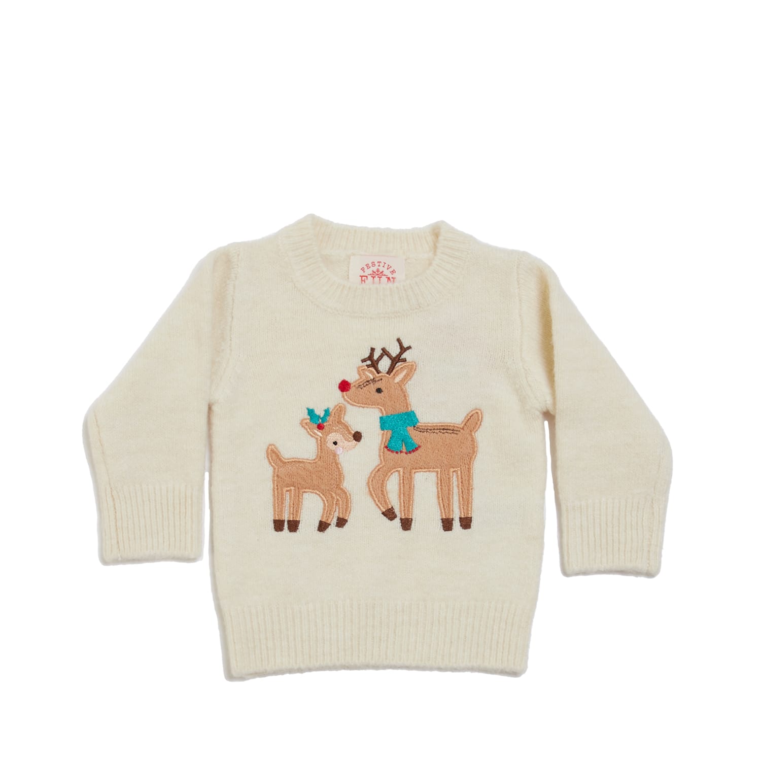 Festive Fun Baby Christmas Jumper, product image 2