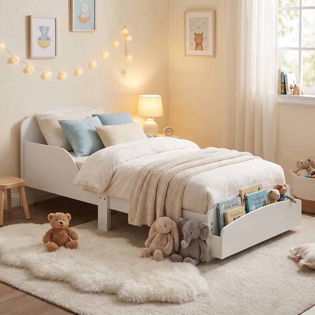 Liberty House Toys Toddler Bed With Built-In Bookshelf, product image 8