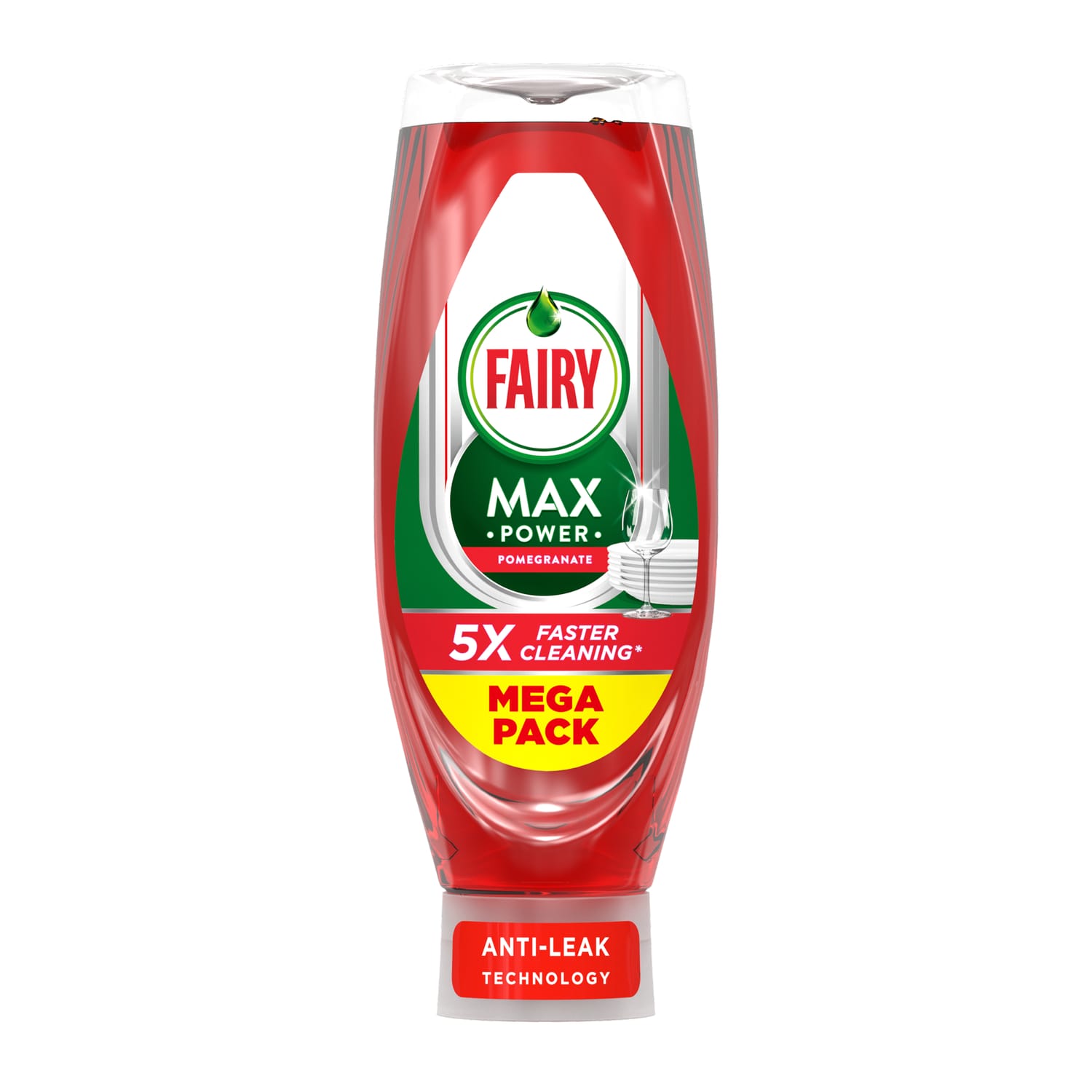 Fairy Max Power Washing Up Liquid Pomegranate 730ml