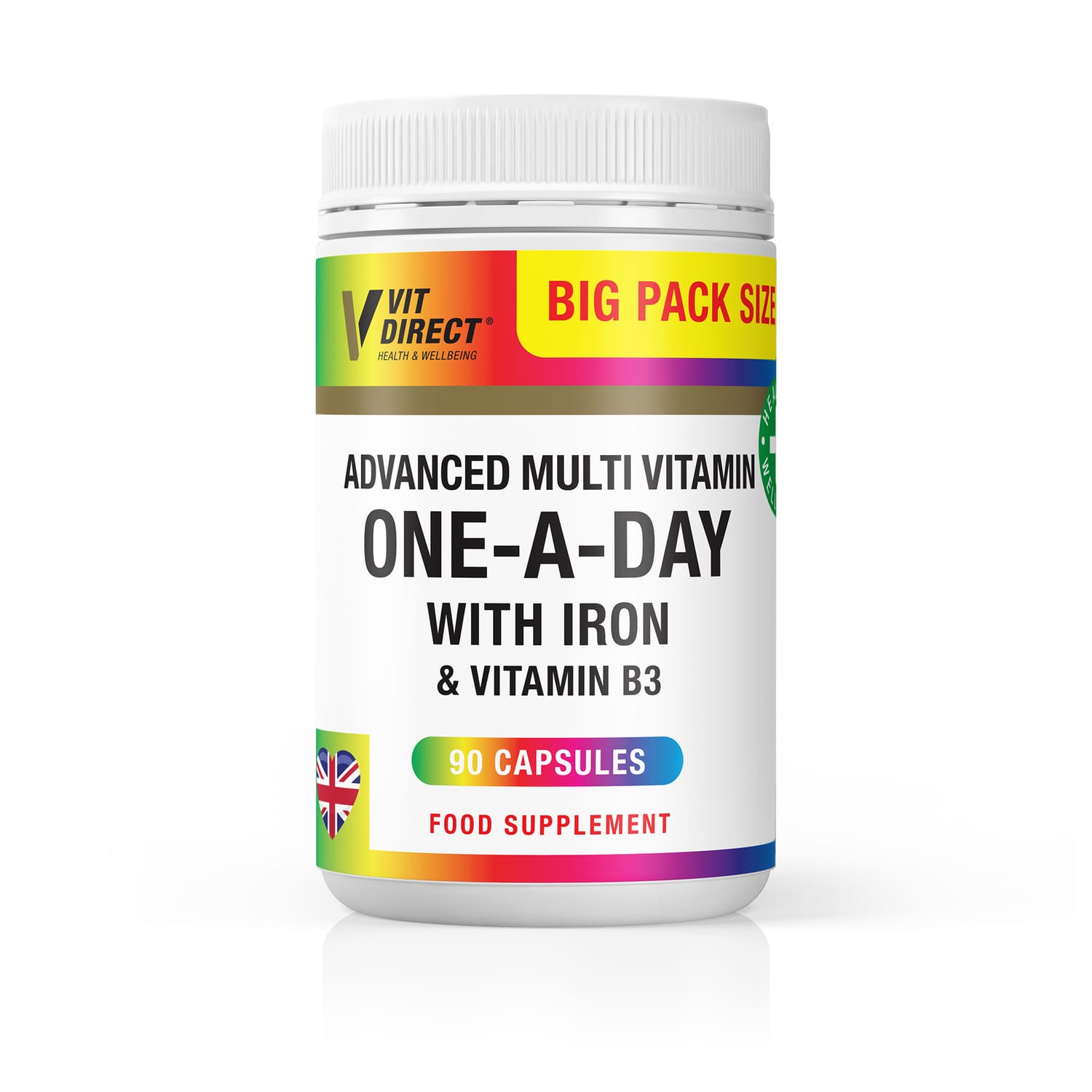 Vit Direct Advanced Multi Vitamin One-A-Day Capsules 90s