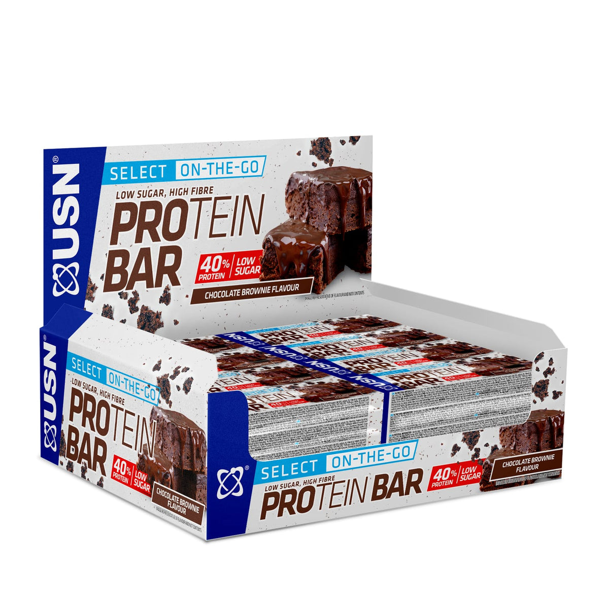 USN Select Protein Bar 24 Pack - Chocolate Brownie