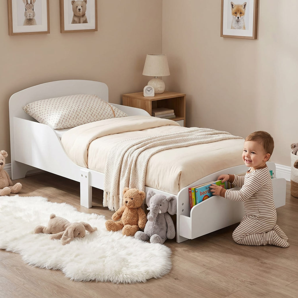 Liberty House Toys Toddler Bed With Built-In Bookshelf, product image 5
