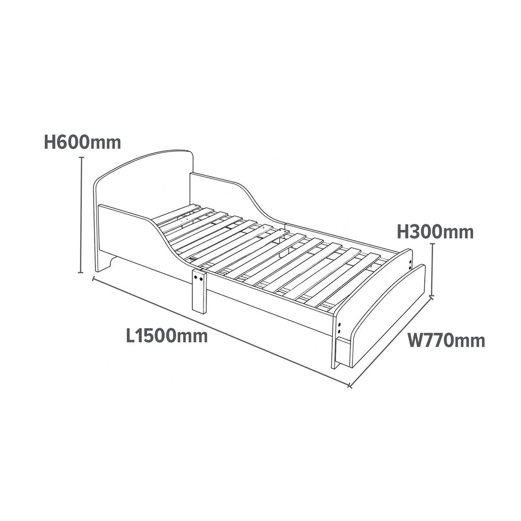 Liberty House Toys Toddler Bed With Built-In Bookshelf, product image 14
